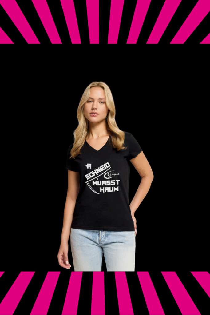 A Schneid muasst haum